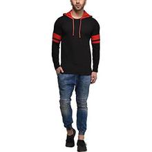 SALE- Cenizas Men's Hooded Full Sleeves Dual Tone Round Neck Casual