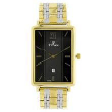 Titan Analog Black Dial Men's Watch 1738BM02