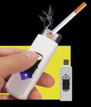 USB Cigarettee Lighter Electronic Portable Rechargeable Flameless Pocket Size Gadget USB Lighter