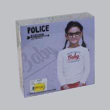 Police Full Sleeve T-shirt for Girls KC009