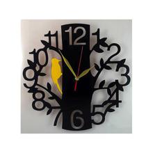 KYVOR Yellow Bird on Tree Wall Clock