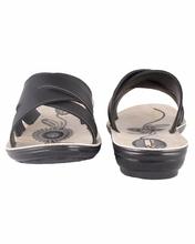 Shikhar Women's Black Slip On Sandal