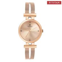 Titan 9942WM01 Beige Dial Analog Watch For Women-Beige