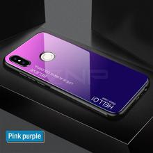 SALE- ZNP Luxury Tempered Glass Shell Case For Xiaomi Redmi Note 6 Pro