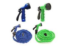 20Ft Pipe But Expandable 75Ft Magic Flexible Hose Water With Spray Gun (Color Assorted)