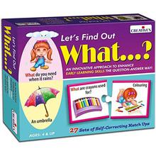 Creative's Let's Find Out What, Multi Color