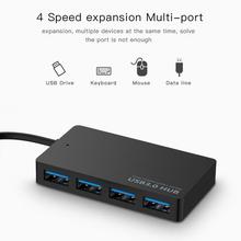 USB 3.0 4-Port USB Hub Splitter Adapter 5Gbps for Laptop