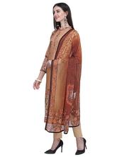 Stylee Lifestyle Beige Cotton Printed Dress Material