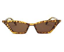 FEISEDY Small Cat Eye Sunglasses Vintage Square Shade Women Eyewear B2291