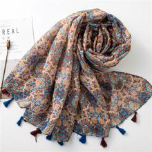 Korean Style Sun Protection Premium Printed Scarves For