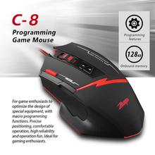 FashionieStore mouse Zelotes C-8 Programmable 8 Buttons LED Optical USB Gaming Mouse Mice 2500 DPI
