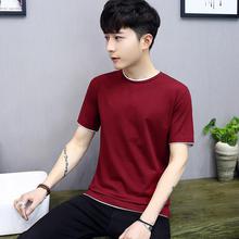 Round neck advertising shirt _ men's casual t-shirt tops