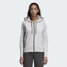 Adidas Light Grey ID Stadium Athletic Hoodie For Women - CZ2938