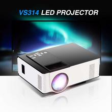 VS314 LED 1500 Lumens 800 x 480 Pixels Projector 1080P AV VGA HDMI USB Connectivity