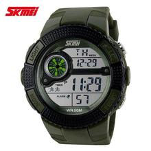 2016 Skmei Brand Men's LED Digital Watch Military Watch Running