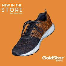 GoldStar G10-G305 Black Orange Casual Lace up Shoes For Men