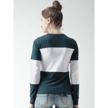 Solid Women Round Neck Multicolor T-Shirt