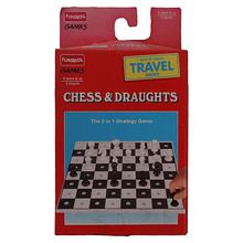 Funskool Chess & Draught The 2 in 1 Board Game - Multicolored