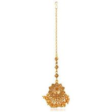 Apara Bridal Gold Plated Pearl LCT Stones Necklace Jewellery