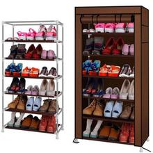 Portable 6 Layer Shoe Rack  (Random Color)