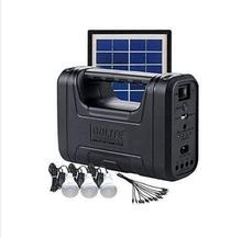 GDLITE Solar Lighting Kit Inverter Light With Solar Charging System With 3 Bulbs GD-8017A Emergency Solar Light