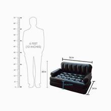 Air Lounge Inflatable Sofa Cum Bed With Free Air Pump