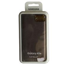 Galaxy A5 Flip Wallet Cover - Brown