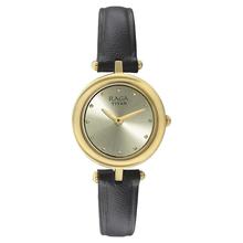 Titan Champagne Dial Analog Watch For Women-2553YL01