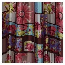 Digital Print Curtains With Pink Floral Patterns