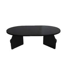 Black Wooden Tea Table