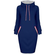 Autumn Women Sweatshirt dress Slim Long sleeve Turtleneck