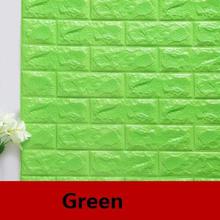 DIY Self Adhensive 3D Brick Wall Stickers Living Room Decor Foam Waterproof Wall Covering Wallpaper For TV Background Kids Room