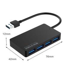 USB 3.0 4-Port USB Hub Splitter Adapter 5Gbps for Laptop