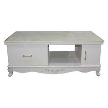 White Marble Top Tea Table