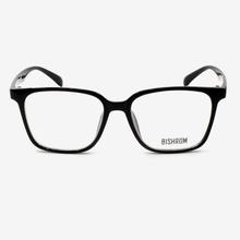 Black Plastic Square Frame (Unisex) - 2369