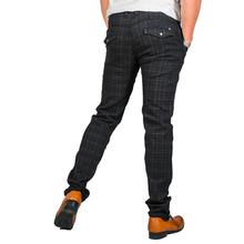 Virjeans Stretchable Cotton Check Chinos Pant for Men (VJC 713) Back