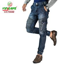 Virjeans Denim (Jeans) Multi pocket Box Joggers (VJC 700) Dark Blue