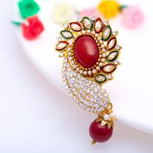 Sukkhi Glamorous Gold Plated Austrian Diamond Brooch For Women