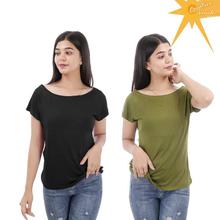 Pack of Two Boat Neck T-Shirt For Women-WTP4697