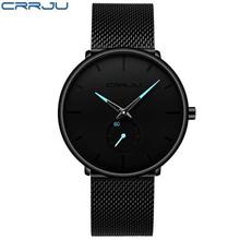 Crrju Fashion Mens Watches Top Brand Luxury Quartz Watch Men Casual