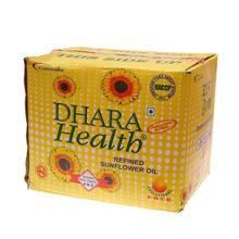 Dhara Health Refined Sunflower Oil Carton (1L * 10 Pouch)