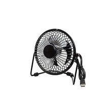 6" Mini USB Metallic Fan-Black