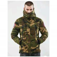 Down Jacket Men Camouflage Thick Winter Jacket Men Stand Collar Fashion Casual Windproof Coat