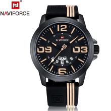 NaviForce NF9123 Silicone Strap Casual Analog Watch For Men