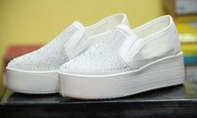 White High Top Net Women Sneakers