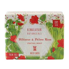 Wild Earth Himalayan Botanicals Hibiscus & Palma Rosa Facial Soap (For Dry Skin) - 100Gm