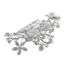 Girl Head Chain Hair Band  Fashion Hair Flowers Comb Clip Bridal Gowns Rhinestones Comb Hairpin