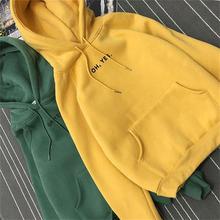 Diwish 2019 Fall Hoodie Women Sweatshirt Letter Print Korean