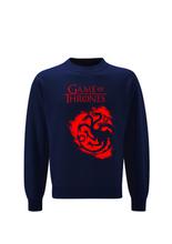 Game of Thrones Blue Printed Sweatshirt