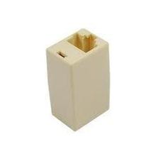 Aafno Pasal RJ45 Ethernet cable connector, F-to-F type, Almond color